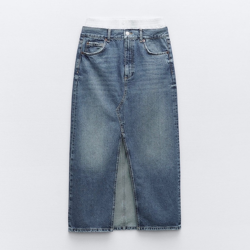 Tre Denim Boxer Skirt - image 5